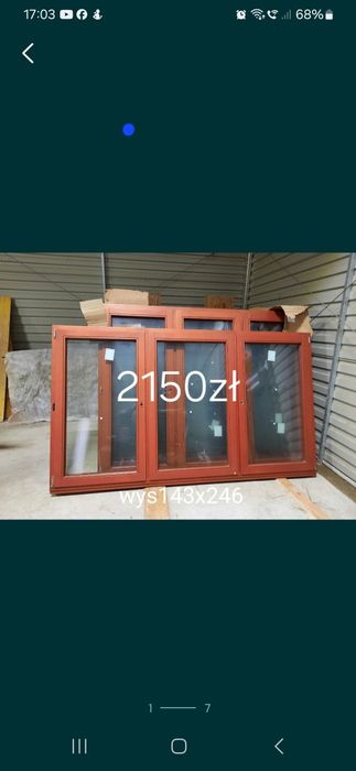 Sprzedam nowe okna drewniane