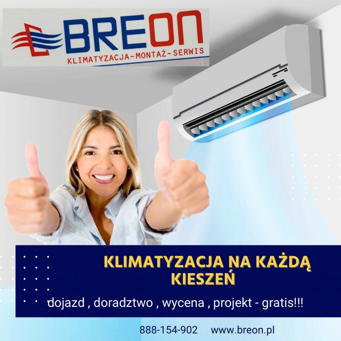 Klimatyzacja Rotenso Ukura 3,5kw montaż , serwis