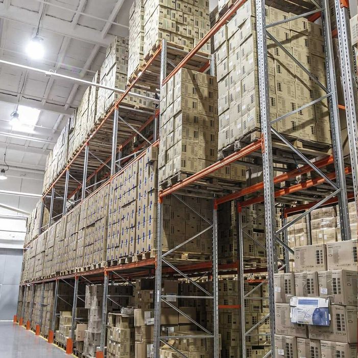 Паллетные стеллажи БУ, Полочные стеллажи БУ нові, полочні стелажі бу