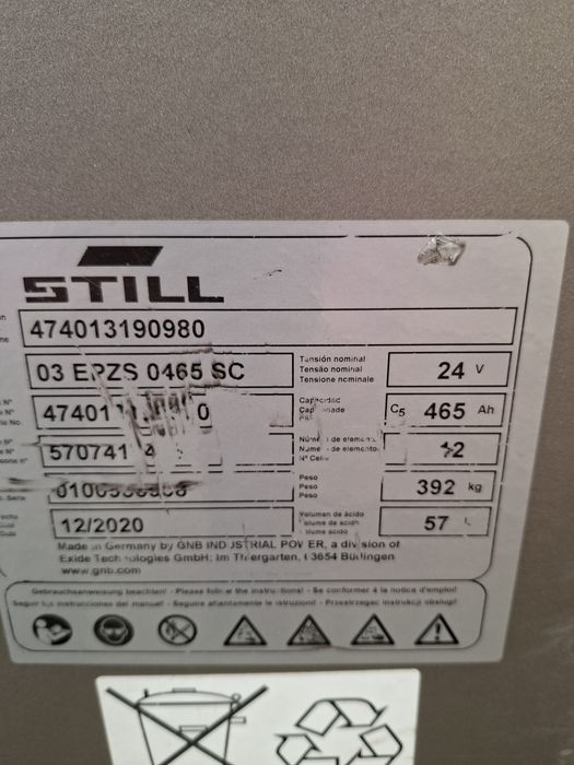WÓZEK widłowy magazynowy elektryczny