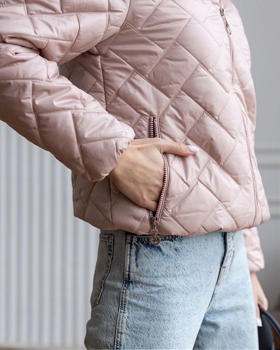 Куртка жіноча демісезон, пудра