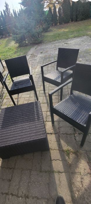 Krzesła Technorattan