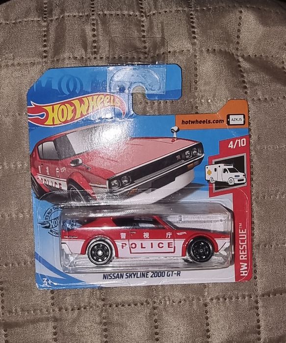 Hotwheels Nissan skyline 2000 gt-r