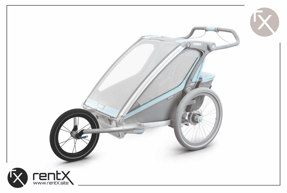 Przyczepka rowerowa dla dzieci Thule, riksza - wynajem