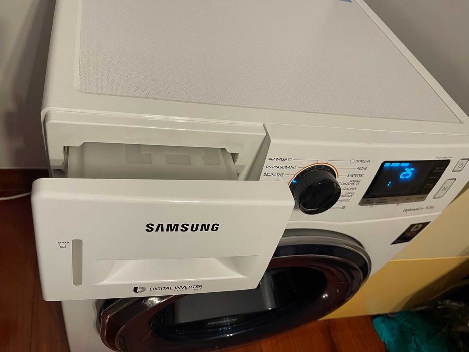 Suszarka bębnowa SAMSUNG DV90M6200CW/EO AirWash z Pompą Ciepła