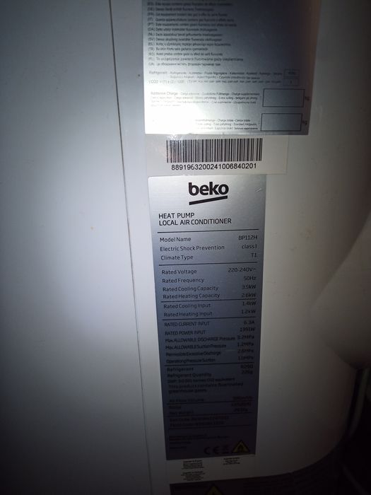 Ar condicionado Beko