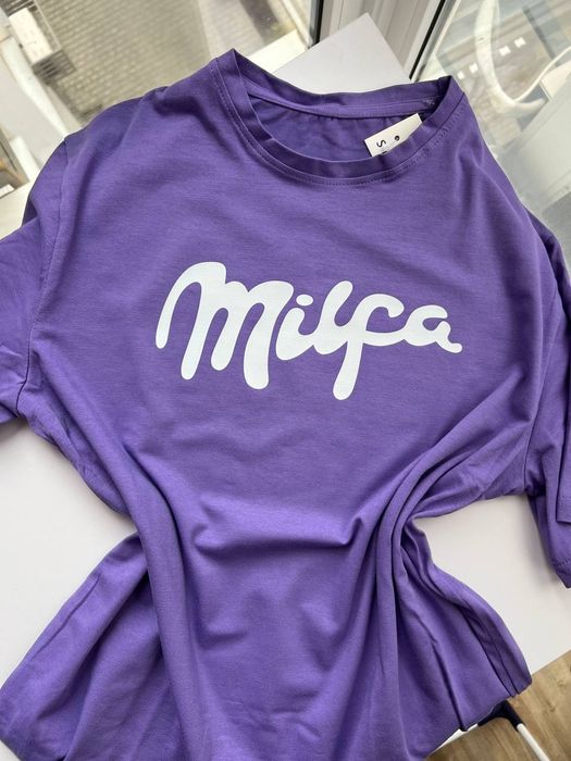 Футболка на подарунок дівчині, фіолетова  Milfa