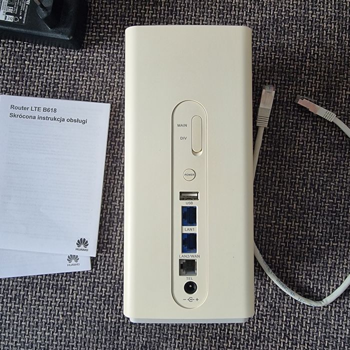 Huawei B618s szybki router bez simlocka LTE cat11 600 Mbps 4G+internet
