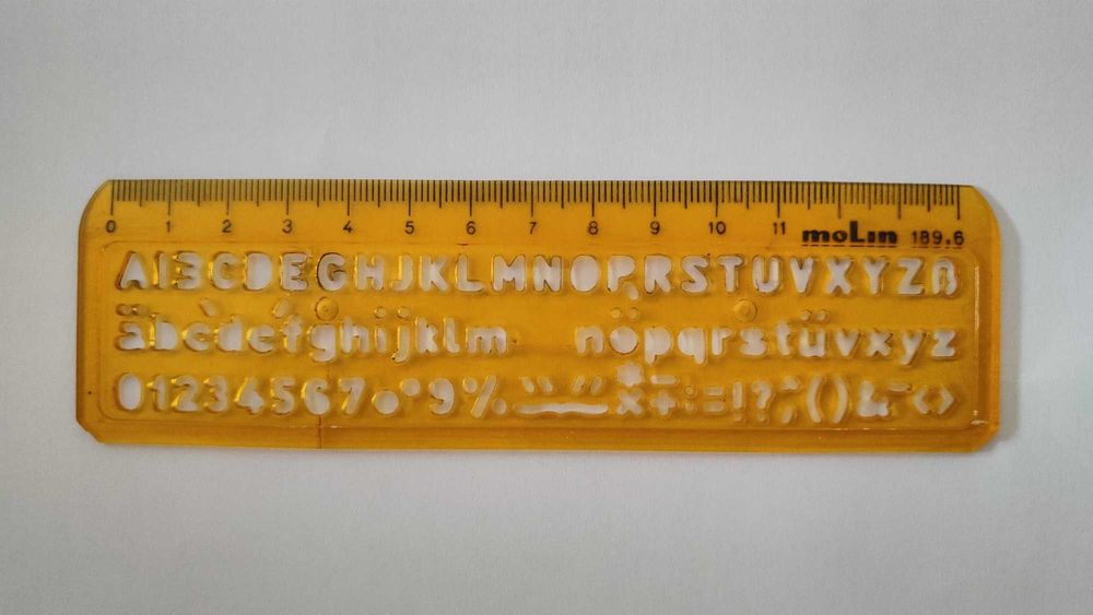 régua/escantilhão MOLIN antiga