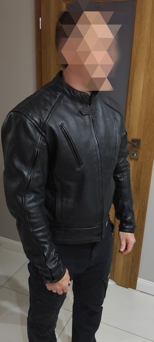 Kurtka motocyklowa skórzana 4Biker – bardzo dobry stan