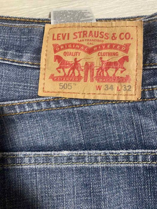 Джинси левіс levi's 501 33х34 оригинал