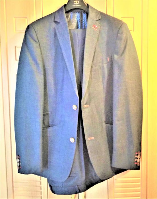 Elegancki Garnitur męski rozm.182/48 (3XL) //01