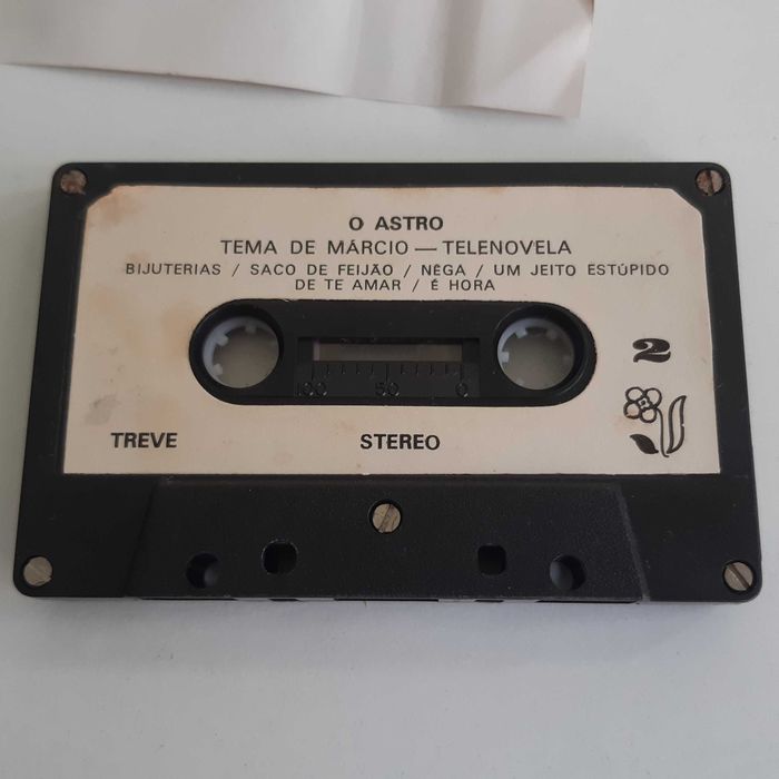 Cassete Áudio Original B.S.O. Telenovela O Astro - Tema de Márcio - Paulo Henrique