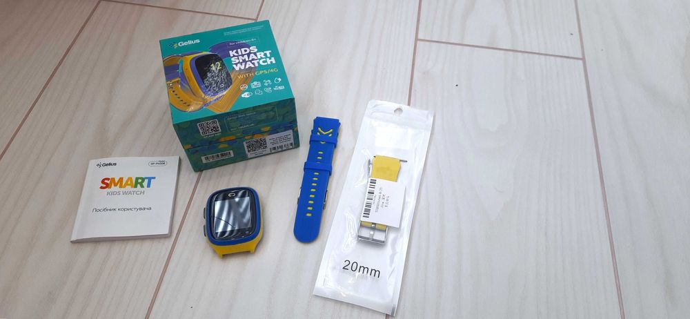 Дитячий смарт-годинник Gelius GP-PK006 GPS/4G (IP67) Blue-Yellow