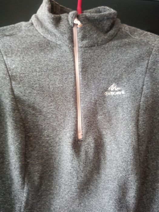 Polar damski Quechua szary melanż