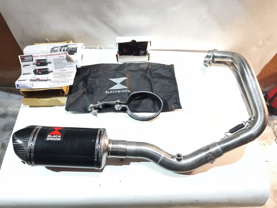 Escape black widow MT 07 / XSR / TRACER ( OFERTA DO ENVIO )