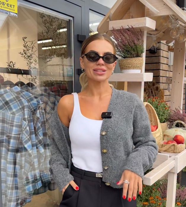 Кардиган на гудзиках