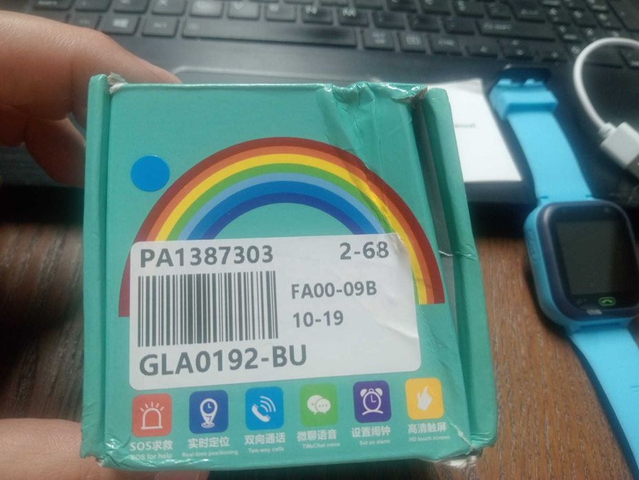 Smartwatch Infantil GLA0192 Azul – Com Entrada para Cartão SIM (Chip)