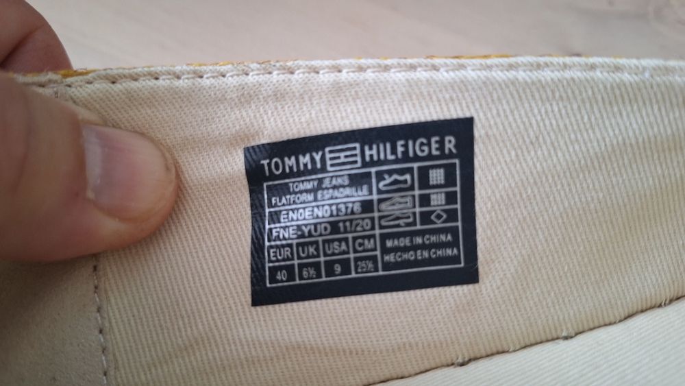 Espadryle Tommy Jeans/ Hilfiger 40