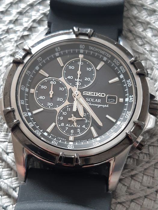 Seiko Solar Alarm Chronograph WR100M