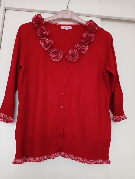 Marks Spencer - sweterek damski z3/4 rękawem rozm 14