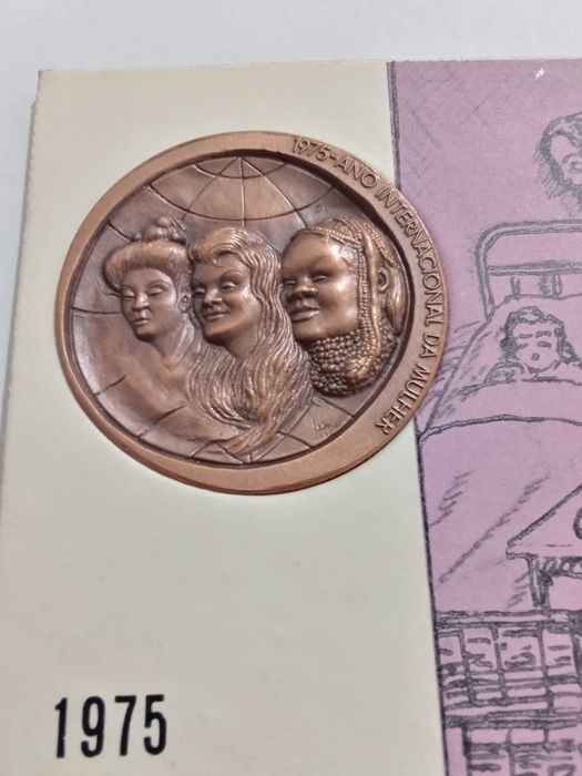Filo-Medalhística - Ano Internacional da Mulher