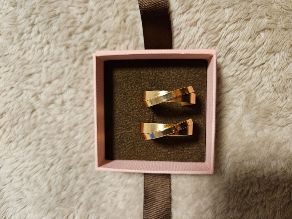 Nowe kolczyki kółka.