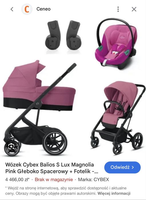 Wózek  dzieciecy CYBEX balios S 2 4w1