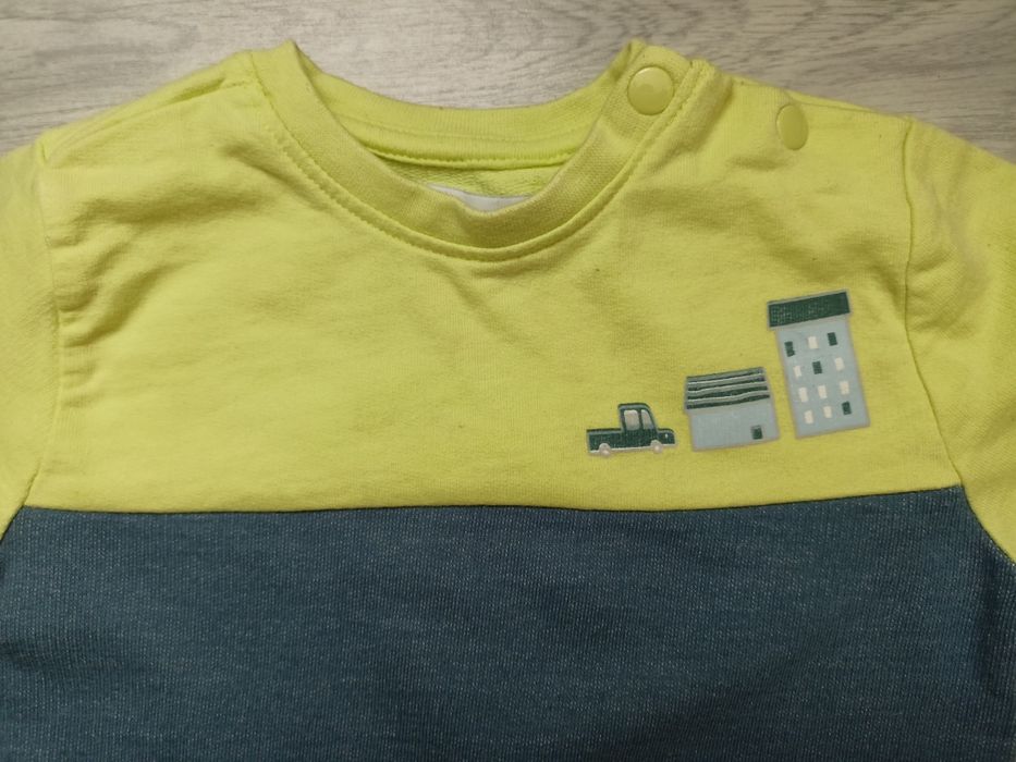 Zestaw ubrań niemowlęcych paka bluza bluzka spodnie 5.10.15