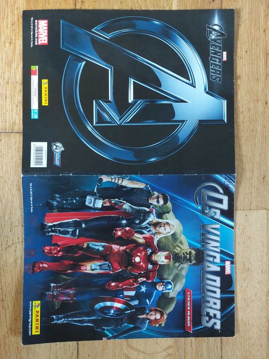 Caderneta de cromos "Os vingadores" - Completa + Poster