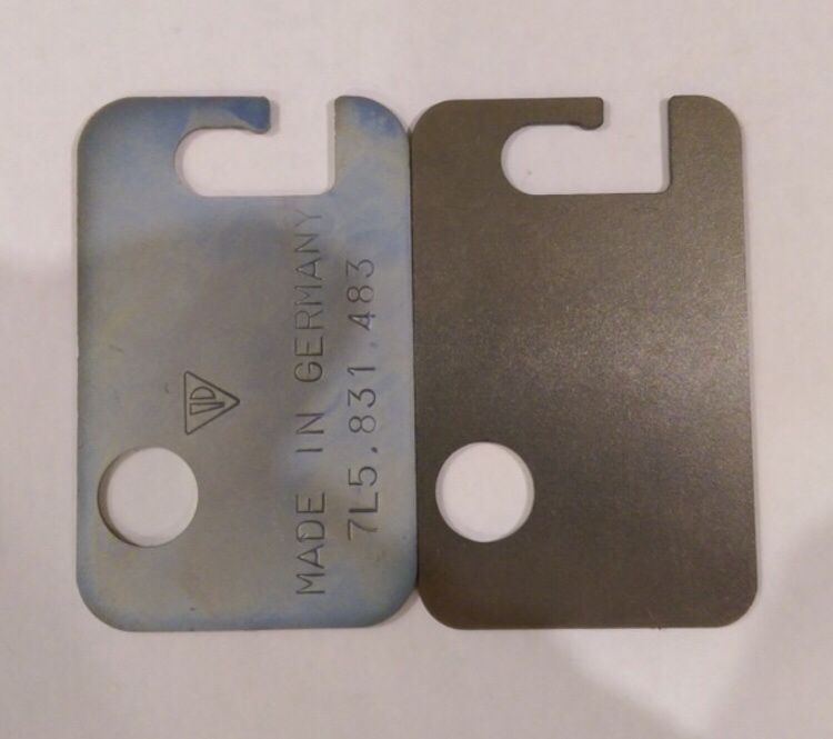 Пластина шайба проставка от провисания двери Audi VW Skoda Porshe Seat