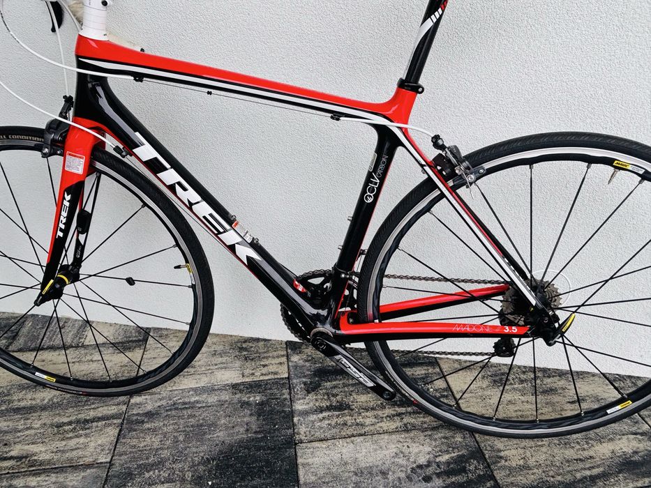 Szosa Trek Madone 3.5 Carbon w idelanym stanie, Ksyrium, pełna Ultegra