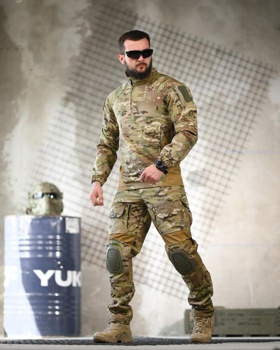 Якісний Літній штурмовий тактичний костюм 7.62 Мультикам Україна