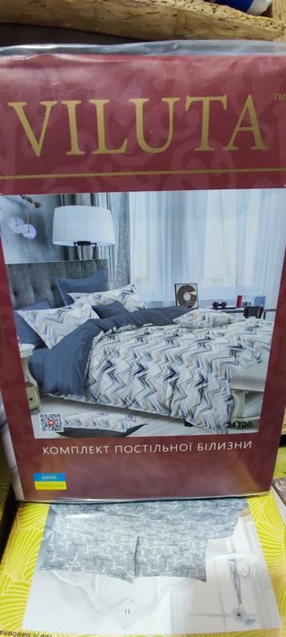 Комплект постельного белья вилюта евро viluta постільна білизна вілюта