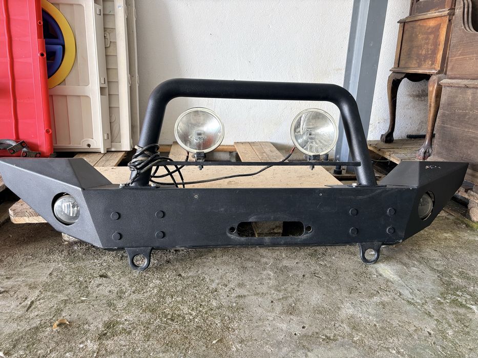 Pára-Choques AFN Jeep Wrangler JK com suporte de guincho