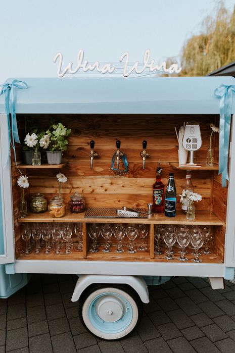 Prosecco Van Piaggio Ape Mobilny Bar Event Wolne terminy