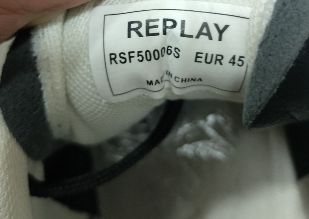Replay sneakersy trampki buty męskie rozmiar 45  28,5cm,  29 cm
