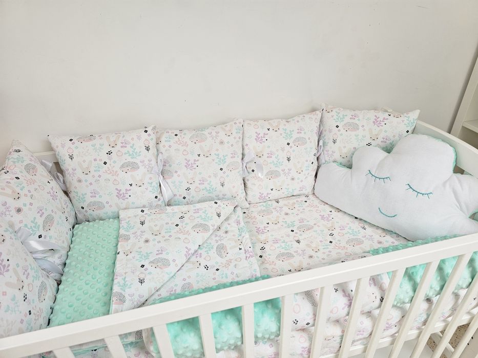 Zestaw do łóżeczka 60×120 dla noworodka
