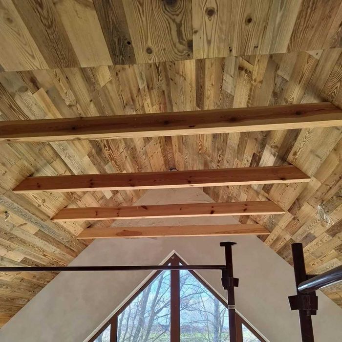 Panel ścienny Naturalne stare deski z odzysku gotowe do montażu Wysyłk