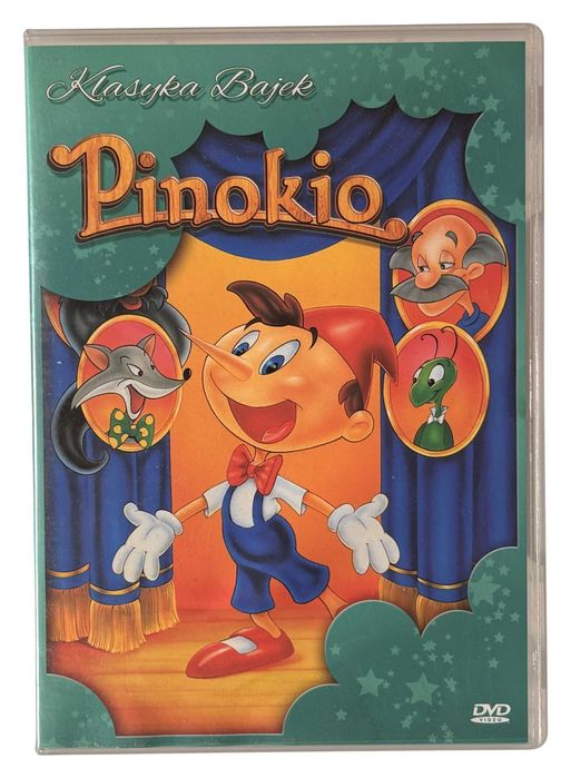 Pinokio DVD Bajka Dla Dzieci Dubbing Polski Klasyka Bajek