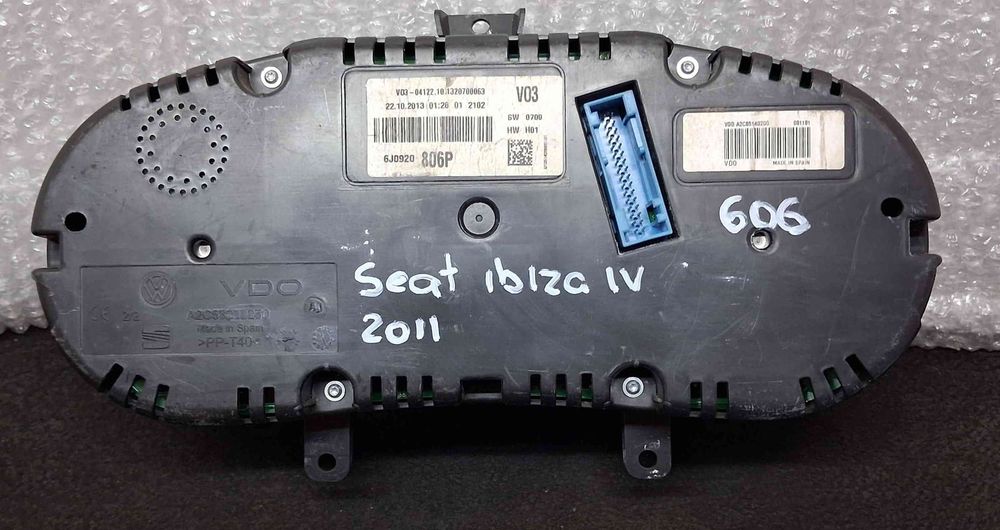 Quadrante / Painel de Instrumentos 6J0920806P - SEAT IBIZA IV