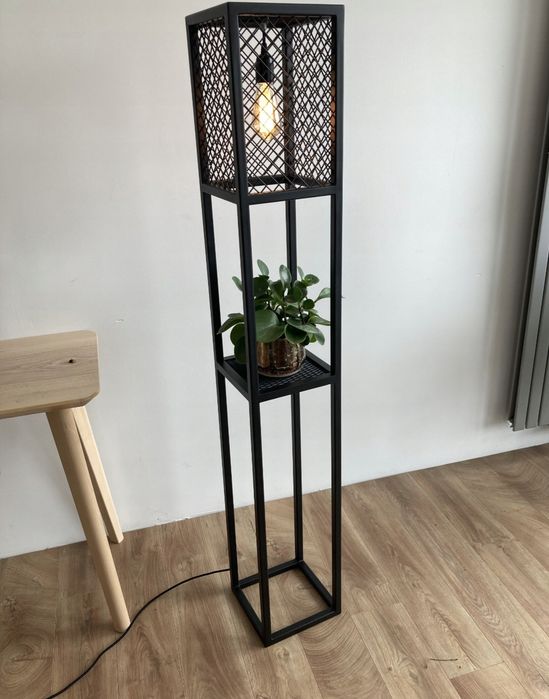Lampa loft retro kwietnik nowoczesna solidna