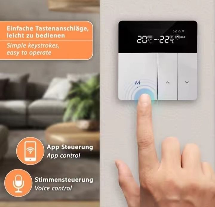 Умный терморегулятор Avatto WT50-EH-WIFI. Термостат для электрического теплого пола