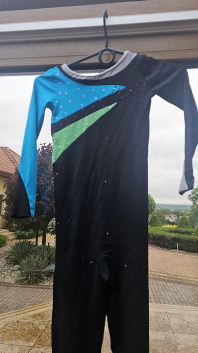 Kombinezon gimnastyka akrobatyka aerial silk hoop 140-146