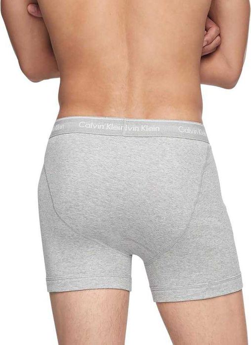 Білизна чоловіча труси боксери Calvin Klein набір 3 шт сірі