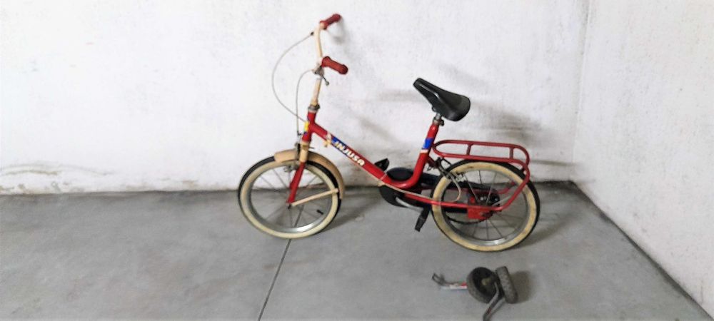 Bicicleta de criança de coleção
