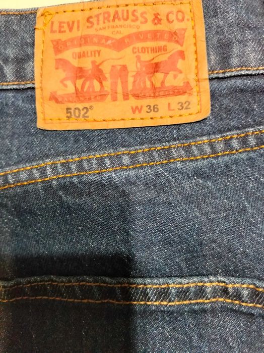 Levis 502 Taper Nowe spodnie jeansy W36 L32