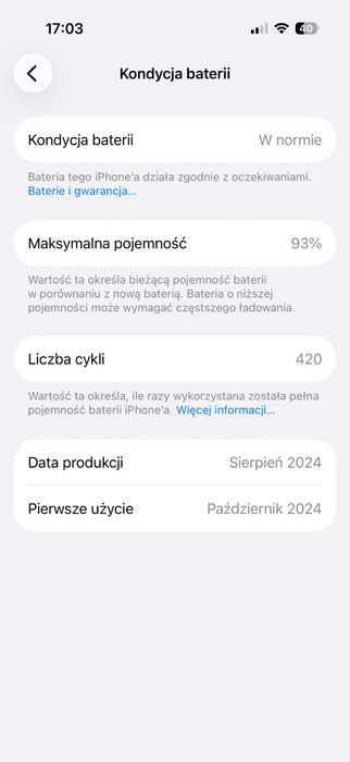iPhone 16 pro, stan idealny, 90%