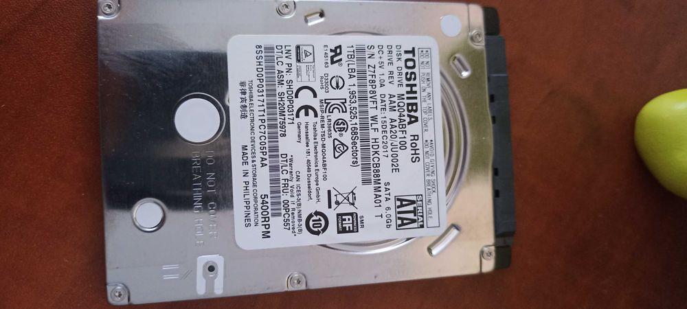 Dysk Twardy HDD 1TB 1000GB  2szt (WD oraz Toshiba)