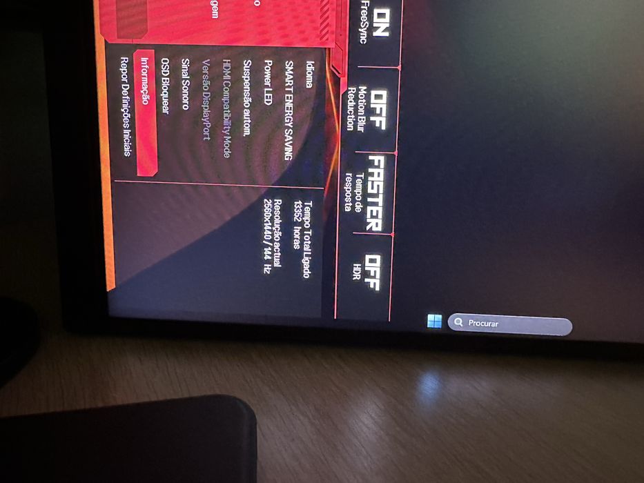 Monitor Gaming LG Ultragear 27" QHD 144Hz